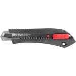 Cutter profesional Strend Pro Premium FD782, BlackMatt, SoftTouch, 18 mm (cu lamă segmentată)