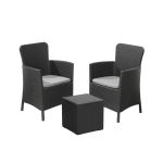 Curver Set de mobilier de grădină Miami Balcony grafit Mobalis Homvera