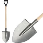 Lopată ascuțită S506.WH (Rýľ), KomaXit, cu coadă din lemn D