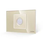 Senzor de Miscare 2M LUXION cu Rama din Sticla, Standard Italian, 2/3M SmartElectro IntelligentHouse
