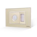 Senzor de Miscare 2M si Lampa de Veghe LUXION  cu Rama din Sticla, Standard Italian, 3M SmartElectro IntelligentHouse