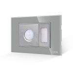 Senzor de Miscare 2M si Lampa de Veghe LUXION  cu Rama din Sticla, Standard Italian, 3M SmartElectro IntelligentHouse