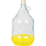 Damigeană din sticlă Strend Pro Stella 5 L cu capac, pentru vin și distilate