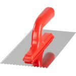 Gletiera zimtata Strend Pro Premium REDhand, inox 0,7 mm, mâner plastic, 270x130 mm