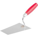 Lingură de zidar Strend Pro Premium, cu mâner din lemn și capăt metalic, 160 mm, inox 0,9 mm