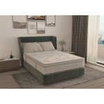 Saltea cu memorie si arcuri Bambus Super Confort Pocket Multilayer 200x200, inaltime 25 cm, husa matlasata, sistem 3D, manere, fermitate medie Relax KipRoom