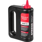 Pudră de trasat Strend Pro Premium 1400 g, pulbere de marcare pentru zidărie, roșie