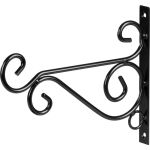 Suport/Agățătoare decorativă de perete pentru ghiveci Strend Pro, metal, 25x30 cm