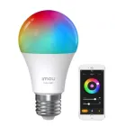 Bec inteligent Imou B5, 16 milioane de culori, 2.4G Wi-Fi, Control din aplicatie, Compatibilitate cu Alexa, Google Assistant, CL1B-5-E27 SafetyGuard Surveillance