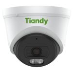 Camera IP turret Color Maker Tiandy, 5MP 2K+, IR/LED alb 30m/15m, Microfon, PoE, IP66 - TC-C35XS-I3WEYSV5.0 SafetyGuard Surveillance