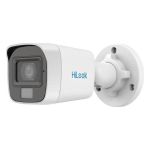 Camera analog de exterior, Hikvision HiLook, Color Vu, 2MP, lentila 2.8mm, Smart Hybrid Light, IR 20m, Lumina Alba 20m, Microfon, IP66 - THC-B129-LPS SafetyGuard Surveillance