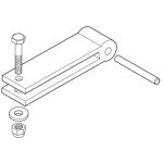 Prindere brat pentru automatizarile OPTIMO3 / OPTIMO5 de suportul de poarta, Life 5RI1060000 SafetyGuard Surveillance