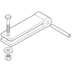 Prindere brat pentru automatizarile OPTIMO3 / OPTIMO5 de suportul de poarta, Life 5RI1060000 SafetyGuard Surveillance