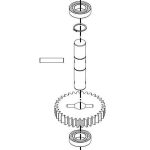Set transmisie secundar pentru automatizari de porti Life Armor 5RI1380000 SafetyGuard Surveillance