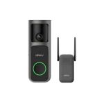 Sonerie video wireless Imou, camera panoramica 4MP cu baterie, IR 5m, PIR, audio bidirectional, slot micro SD, DB-3EP-4M0W/DS3 SafetyGuard Surveillance