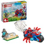 LEGO Spidey pe motocicletă vs Rhino Quality Brand