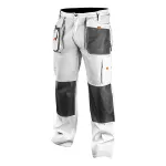 Pantaloni de lucru albi Neo Tools 81-120 HardWork ToolsRange