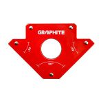 Vinclu magnetic pentru sudara 122x190x25mm Graphite 56H903 HardWork ToolsRange