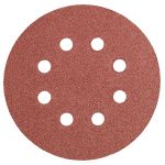 Discuri abrazive 125mm K100 5buc.cu 8 gauri GRAPHITE 55H942 HardWork ToolsRange