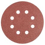 Discuri abrazive 125mm K80 5buc. cu 8 gauri GRAPHITE 55H941 HardWork ToolsRange