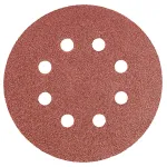 Discuri abrazive 125mm K80 5buc. cu 8 gauri GRAPHITE 55H941 HardWork ToolsRange