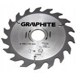 Panza ferastrau circular 18 dinti varfuri HM 160x30mm GRAPHITE 57H656 HardWork ToolsRange