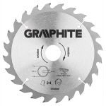 Panza ferastrau circular 24 dinti varfuri HM 190x30mm GRAPHITE 57H668 HardWork ToolsRange