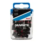 Set biti de impact PH3X25mm 1/4" 20buc. GRAPHITE 56H532 HardWork ToolsRange
