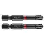 Set biti de impact PH3X50mm 1/4" 2buc. GRAPHITE 56H520 HardWork ToolsRange