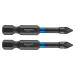 Set biti de impact PZ1X50mm 1/4" 2buc. GRAPHITE 56H521 HardWork ToolsRange