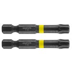 Set biti de impact TX40X50mm 1/4" 2buc. GRAPHITE 56H529 HardWork ToolsRange
