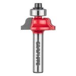 Burghiu freza pentru rotunjire decorativa, HM, 25.7x9.7mm, tija 8mm GRAPHITE 56H238 HardWork ToolsRange