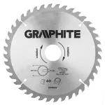 Disc circular 180 x 30 mm, 40 dinti GRAPHITE 55H604 HardWork ToolsRange