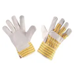 Manusi de lucru, din piele de bovina gri/ portocaliu, marimea 10.5, NEO TOOLS 97-651 HardWork ToolsRange