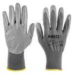Manusi de lucru, poliester acoperit cu PU, 4131X, marimea 10 (card) NEO TOOLS 97-646K-10 HardWork ToolsRange
