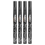 Marker de constructie, negru, permanent, rezistent la apa, lac, aluminiu, 4 buc. NEO TOOLS 13-852 HardWork ToolsRange