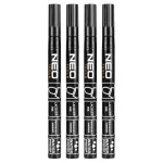 Marker de constructie, negru, permanent, rezistent la apa, lac, aluminiu, 4 buc. NEO TOOLS 13-852 HardWork ToolsRange