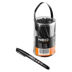 Marker pentru constructii, negru, permanent, rezistent la apa, pe baza de ulei, multipli de 30. NEO TOOLS 13-855 HardWork ToolsRange