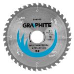 Panze (disc) ferastrau circular cu varfuri vidia, 165 x 30 mm, 40 de dinti, universal GRAPHITE 55H545 HardWork ToolsRange