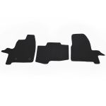 Covorase mocheta Ford Custom Tourneo 2018->, cu 3 locuri ; Negre, set de 2+1 bucati AutoDrive ProParts