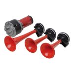 Claxon auto Automax 3 tonuri 12V, cu compresor electric 117 dB , 240W AutoDrive ProParts