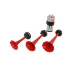 Claxon auto Carpoint 3 tonuri 12V, cu compresor electric , 240W,117dB, melodia Tour De France AutoDrive ProParts