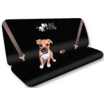 Husa auto protectie caini si pisici husa protectie bancheta spate pentru transport animale cu imprimeu Pets on the Move , impermeabila AutoDrive ProParts