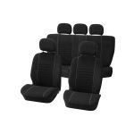 Huse scaune auto Value gri cu negru , 9 buc. AutoDrive ProParts