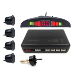 Senzori parcare spate Streetwize , 12 V , cu 4 senzori de culoare negru si display LED si alerta sonora AutoDrive ProParts