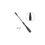 Tija antena auto Automax 16 cm. adaptoare de 5 si 6 mm, culoare negru AutoDrive ProParts