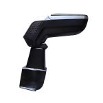 Cotiera ArmCik S4 pentru Dacia Duster I Facelift ( Version - Euro 6 ) 2015-2018, rabatabila cu capac culisabil, Gri AutoDrive ProParts