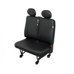 Husa bancheta cu doua locuri Practical DV2 Trafic imitatie piele neagra, pentru Nissan Primastar I, Opel Vivaro 2001-2014, Renault Trafic 2, 2001-2014 AutoDrive ProParts