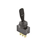 Intrerupator auto Carpoint 12V 20A ON/OFF , negru comutator cu 2 papuci electrici AutoDrive ProParts