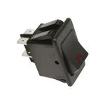 Intrerupator auto Carpoint 12V 35A cu led rosu 20,40 x 35,20mm cu 4 papuci electrici AutoDrive ProParts